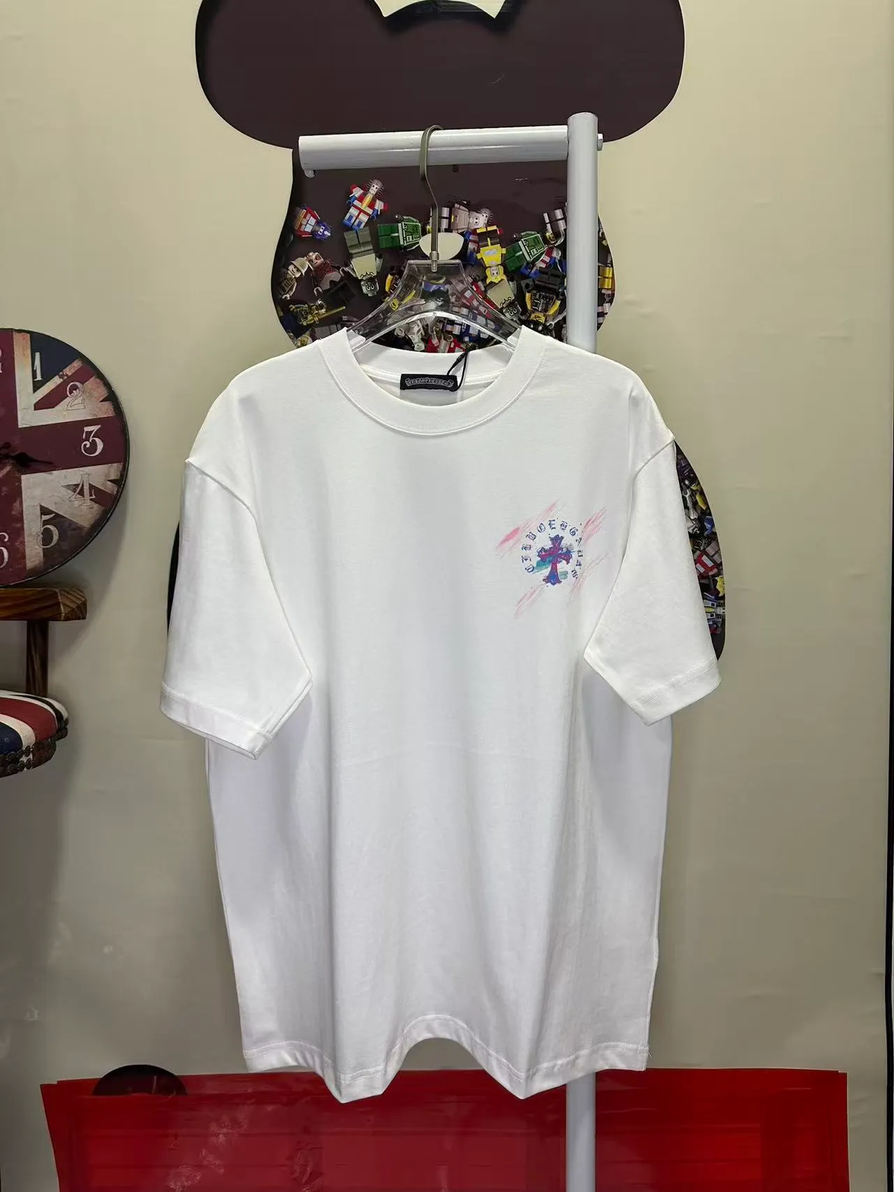 L 26854# 𝗖𝗵𝗿𝗼𝗺𝗲 𝗛𝗲𝗮𝗿𝘁𝘀 2026 New Arrival Original ！ ： ！ ！ ：Black White SIZE：S-XXL